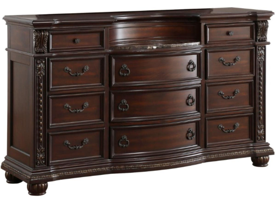 Homelegance Cavalier Dresser in Dark Cherry 1757-5 - Premium Dresser from Homelegance (Titan Warehouse) - Just $994.50! Shop now at Furniture Wholesale Plus  We are the best furniture store in Nashville, Hendersonville, Goodlettsville, Madison, Antioch, Mount Juliet, Lebanon, Gallatin, Springfield, Murfreesboro, Franklin, Brentwood