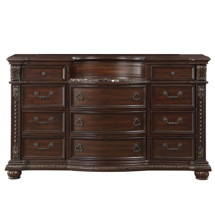 Homelegance Cavalier Dresser in Dark Cherry 1757-5 - Premium Dresser from Homelegance (Titan Warehouse) - Just $994.50! Shop now at Furniture Wholesale Plus  We are the best furniture store in Nashville, Hendersonville, Goodlettsville, Madison, Antioch, Mount Juliet, Lebanon, Gallatin, Springfield, Murfreesboro, Franklin, Brentwood