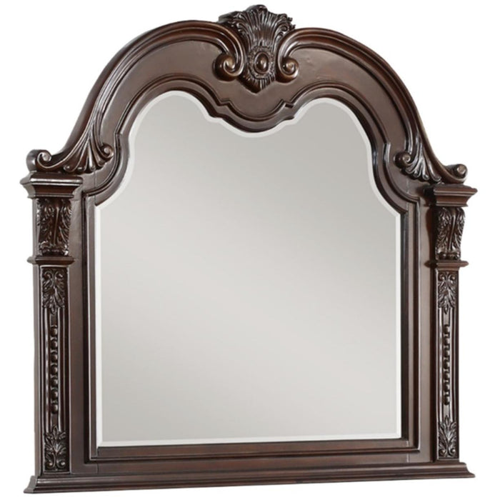 Homelegance Cavalier Mirror in Dark Cherry 1757-6 - Premium Mirror from Homelegance (Titan Warehouse) - Just $274.95! Shop now at Furniture Wholesale Plus  We are the best furniture store in Nashville, Hendersonville, Goodlettsville, Madison, Antioch, Mount Juliet, Lebanon, Gallatin, Springfield, Murfreesboro, Franklin, Brentwood