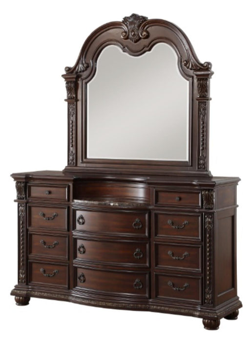 Homelegance Cavalier Dresser in Dark Cherry 1757-5 - Premium Dresser from Homelegance (Titan Warehouse) - Just $994.50! Shop now at Furniture Wholesale Plus  We are the best furniture store in Nashville, Hendersonville, Goodlettsville, Madison, Antioch, Mount Juliet, Lebanon, Gallatin, Springfield, Murfreesboro, Franklin, Brentwood