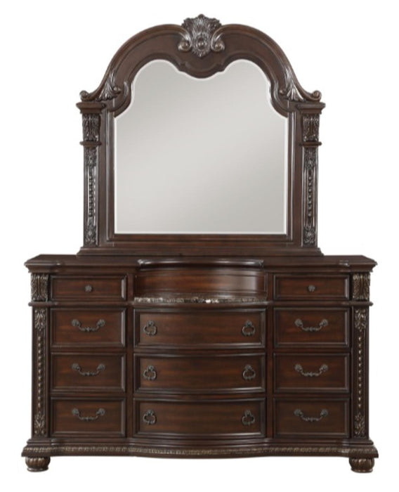 Homelegance Cavalier Dresser in Dark Cherry 1757-5 - Premium Dresser from Homelegance (Titan Warehouse) - Just $994.50! Shop now at Furniture Wholesale Plus  We are the best furniture store in Nashville, Hendersonville, Goodlettsville, Madison, Antioch, Mount Juliet, Lebanon, Gallatin, Springfield, Murfreesboro, Franklin, Brentwood