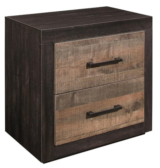 Homelegance Miter Nightstand in Rustin Mahogany & Dark Ebony 1762-4 - Premium Nightstand from Homelegance (Titan Warehouse) - Just $163.80! Shop now at Furniture Wholesale Plus  We are the best furniture store in Nashville, Hendersonville, Goodlettsville, Madison, Antioch, Mount Juliet, Lebanon, Gallatin, Springfield, Murfreesboro, Franklin, Brentwood