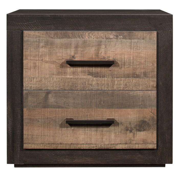 Homelegance Miter Nightstand in Rustin Mahogany & Dark Ebony 1762-4 - Premium Nightstand from Homelegance (Titan Warehouse) - Just $163.80! Shop now at Furniture Wholesale Plus  We are the best furniture store in Nashville, Hendersonville, Goodlettsville, Madison, Antioch, Mount Juliet, Lebanon, Gallatin, Springfield, Murfreesboro, Franklin, Brentwood