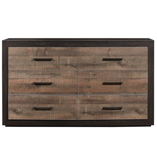 Homelegance Miter Dresser in Rustin Mahogany & Dark Ebony 1762-5 - Premium Dresser from Homelegance (Titan Warehouse) - Just $524.55! Shop now at Furniture Wholesale Plus  We are the best furniture store in Nashville, Hendersonville, Goodlettsville, Madison, Antioch, Mount Juliet, Lebanon, Gallatin, Springfield, Murfreesboro, Franklin, Brentwood