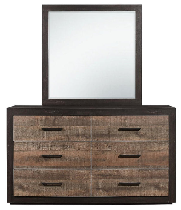 Homelegance Miter Dresser in Rustin Mahogany & Dark Ebony 1762-5 - Premium Dresser from Homelegance (Titan Warehouse) - Just $524.55! Shop now at Furniture Wholesale Plus  We are the best furniture store in Nashville, Hendersonville, Goodlettsville, Madison, Antioch, Mount Juliet, Lebanon, Gallatin, Springfield, Murfreesboro, Franklin, Brentwood