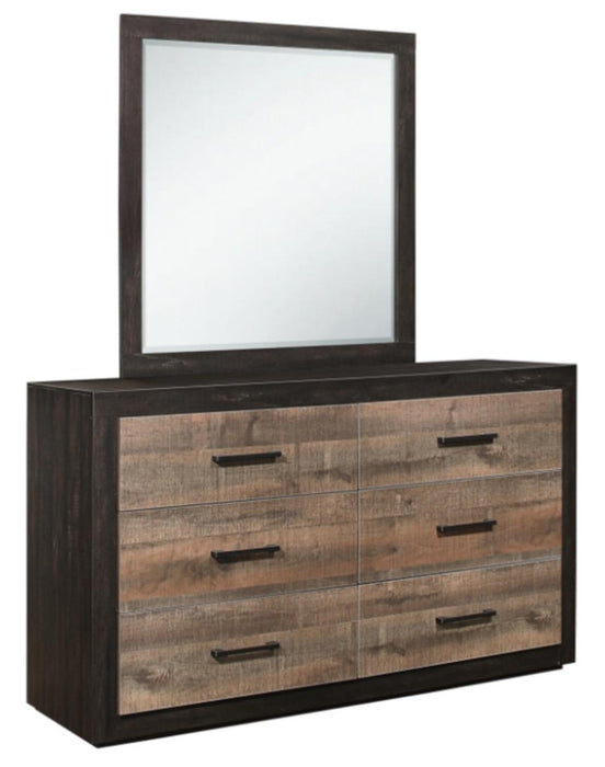 Homelegance Miter Dresser in Rustin Mahogany & Dark Ebony 1762-5 - Premium Dresser from Homelegance (Titan Warehouse) - Just $524.55! Shop now at Furniture Wholesale Plus  We are the best furniture store in Nashville, Hendersonville, Goodlettsville, Madison, Antioch, Mount Juliet, Lebanon, Gallatin, Springfield, Murfreesboro, Franklin, Brentwood