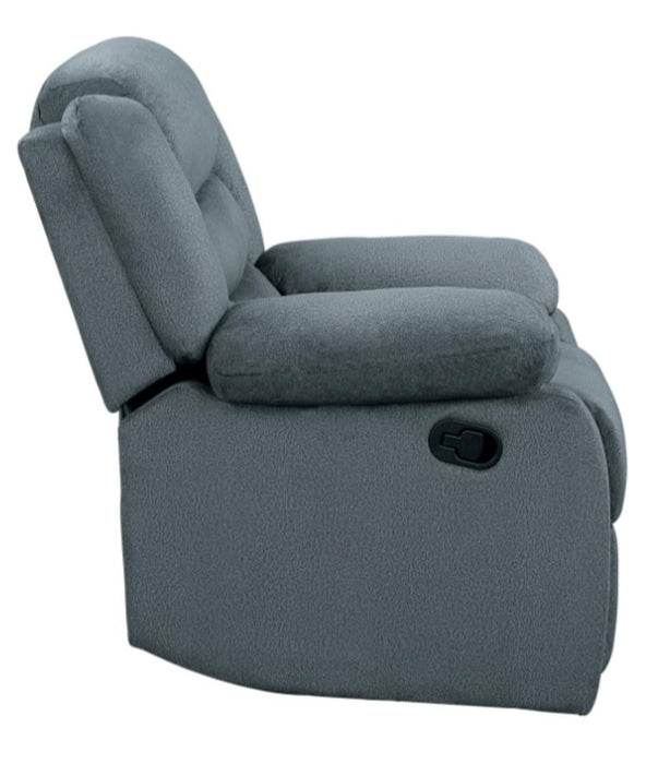 Homelegance Furniture Discus Double Reclining Chair in Gray 9526GY-1 - Premium Chair from Homelegance (Titan Warehouse) - Just $388.05! Shop now at Furniture Wholesale Plus  We are the best furniture store in Nashville, Hendersonville, Goodlettsville, Madison, Antioch, Mount Juliet, Lebanon, Gallatin, Springfield, Murfreesboro, Franklin, Brentwood