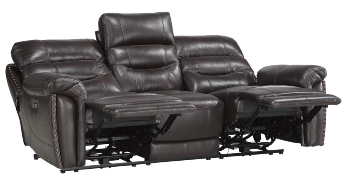 Homelegance Furniture Lance Power Double Reclining Sofa with Power Headrests in Brown 9527BRW-3PWH - Premium Sofa from Homelegance (Titan Warehouse) - Just $1655.55! Shop now at Furniture Wholesale Plus  We are the best furniture store in Nashville, Hendersonville, Goodlettsville, Madison, Antioch, Mount Juliet, Lebanon, Gallatin, Springfield, Murfreesboro, Franklin, Brentwood