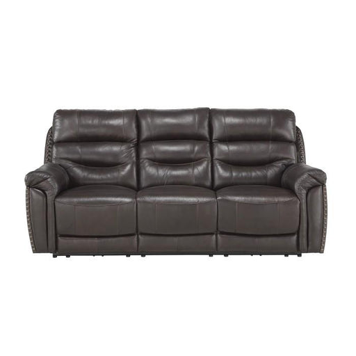 Homelegance Furniture Lance Power Double Reclining Sofa with Power Headrests in Brown 9527BRW-3PWH - Premium Sofa from Homelegance (Titan Warehouse) - Just $1655.55! Shop now at Furniture Wholesale Plus  We are the best furniture store in Nashville, Hendersonville, Goodlettsville, Madison, Antioch, Mount Juliet, Lebanon, Gallatin, Springfield, Murfreesboro, Franklin, Brentwood