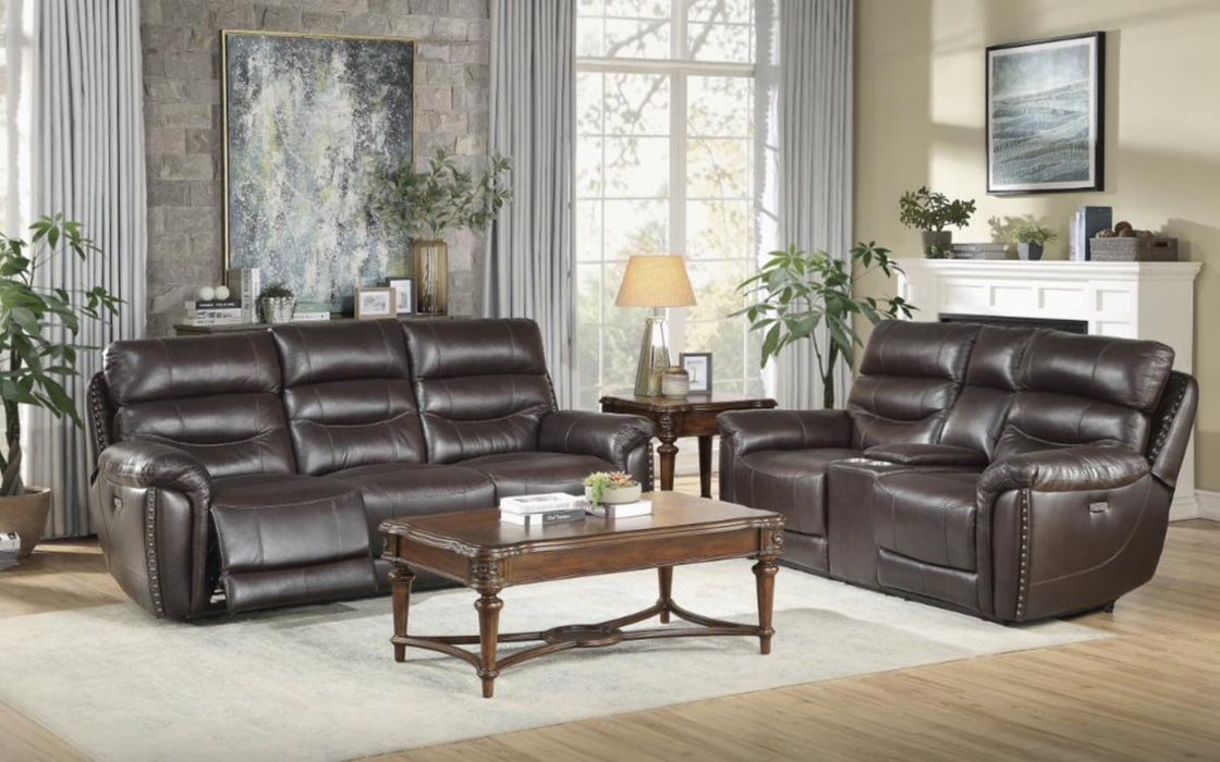 Homelegance Furniture Lance Power Double Reclining Loveseat with Power Headrests in Brown 9527BRW-2PWH - Premium Loveseat from Homelegance (Titan Warehouse) - Just $1655.55! Shop now at Furniture Wholesale Plus  We are the best furniture store in Nashville, Hendersonville, Goodlettsville, Madison, Antioch, Mount Juliet, Lebanon, Gallatin, Springfield, Murfreesboro, Franklin, Brentwood