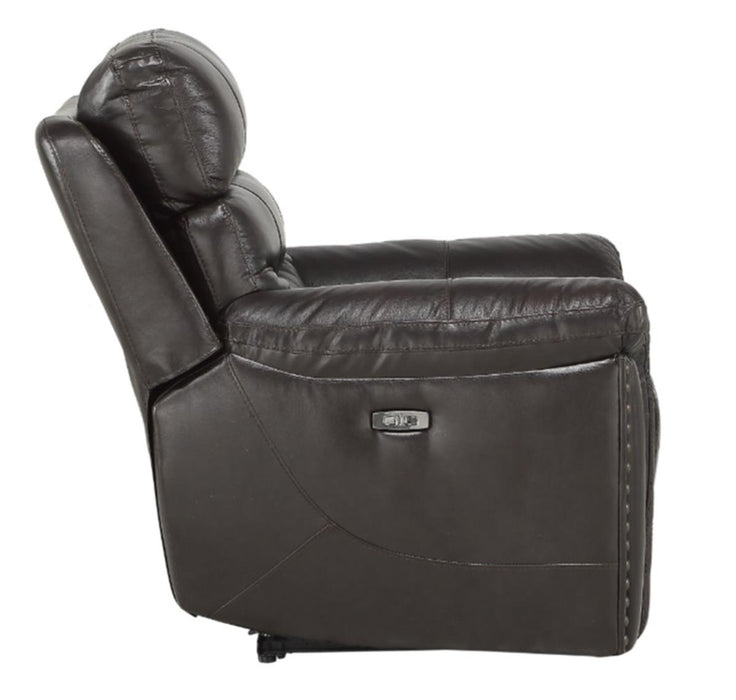 Homelegance Furniture Lance Power Reclining Chair with Power Headrest and USB Port in Brown 9527BRW-1PWH - Premium Chair from Homelegance (Titan Warehouse) - Just $1031.55! Shop now at Furniture Wholesale Plus  We are the best furniture store in Nashville, Hendersonville, Goodlettsville, Madison, Antioch, Mount Juliet, Lebanon, Gallatin, Springfield, Murfreesboro, Franklin, Brentwood