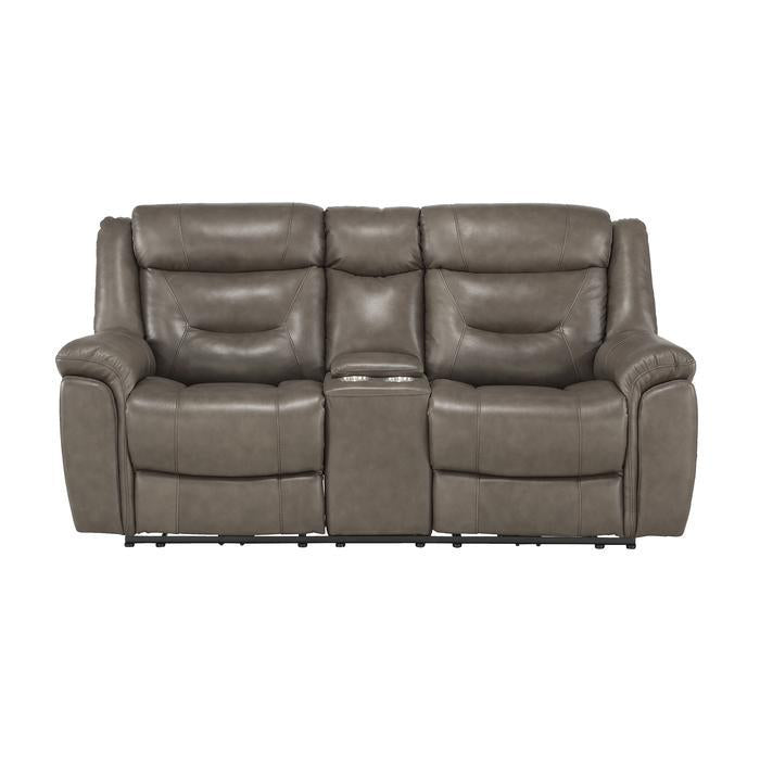 Homelegance Furniture Danio Power Double Reclining Loveseat with Power Headrests in Brownish Gray 9528BRG-2PWH - Premium Loveseat from Homelegance (Titan Warehouse) - Just $1655.55! Shop now at Furniture Wholesale Plus  We are the best furniture store in Nashville, Hendersonville, Goodlettsville, Madison, Antioch, Mount Juliet, Lebanon, Gallatin, Springfield, Murfreesboro, Franklin, Brentwood