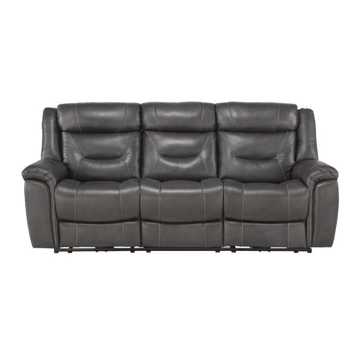 Homelegance Furniture Danio Power Double Reclining Sofa with Power Headrests in Dark Gray 9528DGY-3PWH - Premium Sofa from Homelegance (Titan Warehouse) - Just $1655.55! Shop now at Furniture Wholesale Plus  We are the best furniture store in Nashville, Hendersonville, Goodlettsville, Madison, Antioch, Mount Juliet, Lebanon, Gallatin, Springfield, Murfreesboro, Franklin, Brentwood