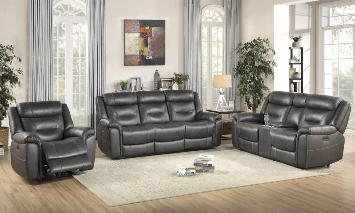 Homelegance Furniture Danio Power Double Reclining Chair with Power Headrests in Dark Gray 9528DGY-1PWH - Premium Chair from Homelegance (Titan Warehouse) - Just $1031.55! Shop now at Furniture Wholesale Plus  We are the best furniture store in Nashville, Hendersonville, Goodlettsville, Madison, Antioch, Mount Juliet, Lebanon, Gallatin, Springfield, Murfreesboro, Franklin, Brentwood