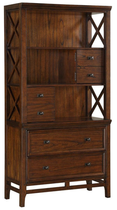 Homelegance Frazier Bookcase in Brown Cherry 1649-18 - Premium Bookcase from Homelegance (Titan Warehouse) - Just $953.55! Shop now at Furniture Wholesale Plus  We are the best furniture store in Nashville, Hendersonville, Goodlettsville, Madison, Antioch, Mount Juliet, Lebanon, Gallatin, Springfield, Murfreesboro, Franklin, Brentwood