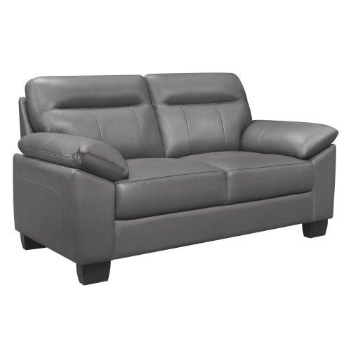 Homelegance Furniture Denizen Loveseat in Dark Gray 9537DGY-2 - Premium Loveseat from Homelegance (Titan Warehouse) - Just $875.55! Shop now at Furniture Wholesale Plus  We are the best furniture store in Nashville, Hendersonville, Goodlettsville, Madison, Antioch, Mount Juliet, Lebanon, Gallatin, Springfield, Murfreesboro, Franklin, Brentwood