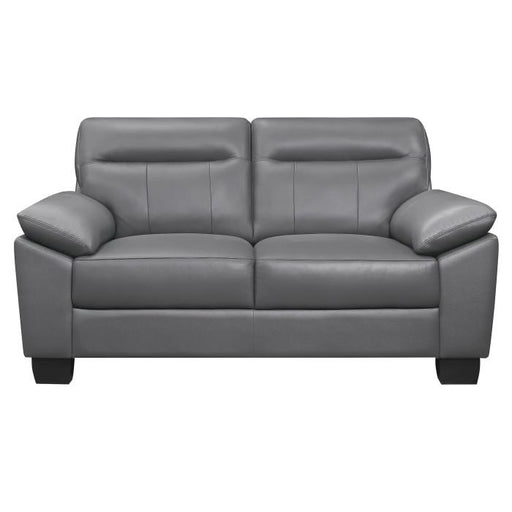 Homelegance Furniture Denizen Loveseat in Dark Gray 9537DGY-2 - Premium Loveseat from Homelegance (Titan Warehouse) - Just $875.55! Shop now at Furniture Wholesale Plus  We are the best furniture store in Nashville, Hendersonville, Goodlettsville, Madison, Antioch, Mount Juliet, Lebanon, Gallatin, Springfield, Murfreesboro, Franklin, Brentwood