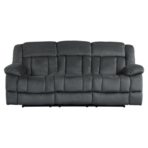 Homelegance Furniture Laurelton Double Reclining Sofa in Charcoal 9636CC-3 - Premium Sofa from Homelegance (Titan Warehouse) - Just $973.05! Shop now at Furniture Wholesale Plus  We are the best furniture store in Nashville, Hendersonville, Goodlettsville, Madison, Antioch, Mount Juliet, Lebanon, Gallatin, Springfield, Murfreesboro, Franklin, Brentwood