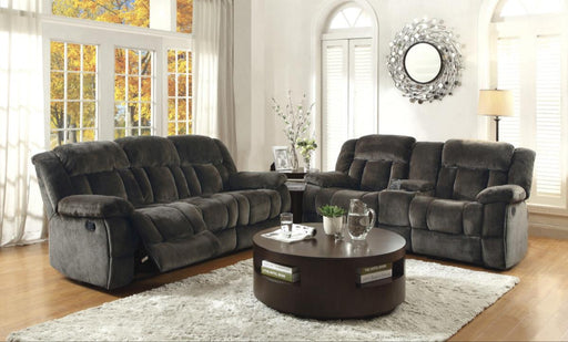 Homelegance Furniture Laurelton Double Glider Reclining Loveseat w/ Center Console in Chocolate 9636-2 - Premium Loveseat from Homelegance (Titan Warehouse) - Just $934.05! Shop now at Furniture Wholesale Plus  We are the best furniture store in Nashville, Hendersonville, Goodlettsville, Madison, Antioch, Mount Juliet, Lebanon, Gallatin, Springfield, Murfreesboro, Franklin, Brentwood