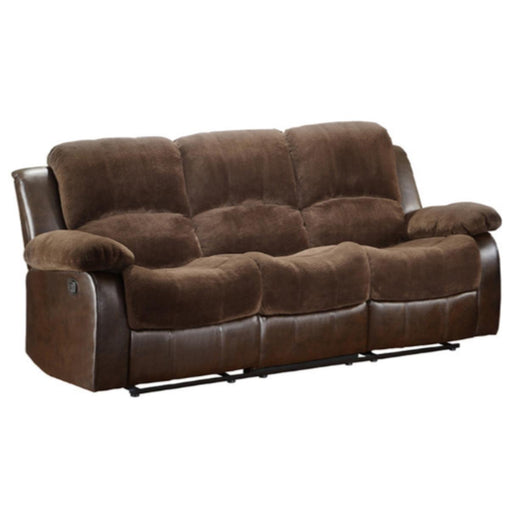 Homelegance Furniture Granley Double Reclining Sofa in Chocolate 9700FCP-3 - Premium Sofa from Homelegance (Titan Warehouse) - Just $836.55! Shop now at Furniture Wholesale Plus  We are the best furniture store in Nashville, Hendersonville, Goodlettsville, Madison, Antioch, Mount Juliet, Lebanon, Gallatin, Springfield, Murfreesboro, Franklin, Brentwood