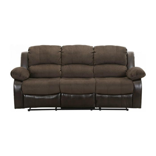 Homelegance Furniture Granley Double Reclining Sofa in Chocolate 9700FCP-3 - Premium Sofa from Homelegance (Titan Warehouse) - Just $836.55! Shop now at Furniture Wholesale Plus  We are the best furniture store in Nashville, Hendersonville, Goodlettsville, Madison, Antioch, Mount Juliet, Lebanon, Gallatin, Springfield, Murfreesboro, Franklin, Brentwood