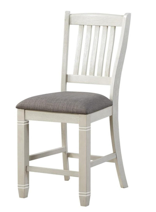 Homelegance Granby Counter Height Chair in White & Brown (Set of 2) - Premium Side Chair from Homelegance (Titan Warehouse) - Just $112.13! Shop now at Furniture Wholesale Plus  We are the best furniture store in Nashville, Hendersonville, Goodlettsville, Madison, Antioch, Mount Juliet, Lebanon, Gallatin, Springfield, Murfreesboro, Franklin, Brentwood