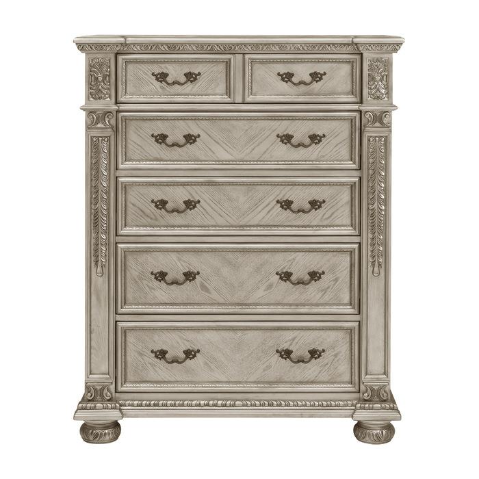 Homelegance Catalonia Chest in Platinum Gold 1824PG-9 - Premium Dresser from Homelegance (Titan Warehouse) - Just $721.50! Shop now at Furniture Wholesale Plus  We are the best furniture store in Nashville, Hendersonville, Goodlettsville, Madison, Antioch, Mount Juliet, Lebanon, Gallatin, Springfield, Murfreesboro, Franklin, Brentwood