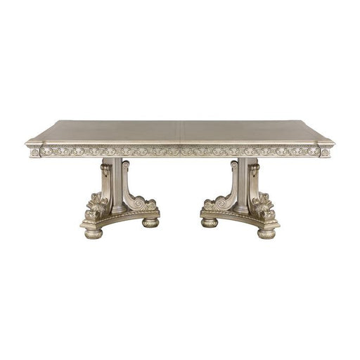 Homelegance Catalonia Dining Table in Platinum Gold 1824PG-112* - Premium Dining Table from Homelegance (Titan Warehouse) - Just $1246.05! Shop now at Furniture Wholesale Plus  We are the best furniture store in Nashville, Hendersonville, Goodlettsville, Madison, Antioch, Mount Juliet, Lebanon, Gallatin, Springfield, Murfreesboro, Franklin, Brentwood