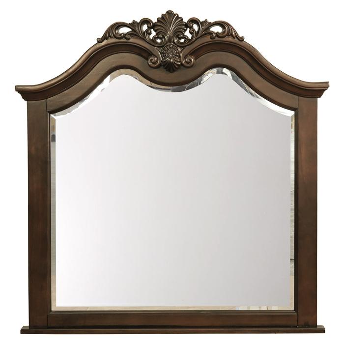 Homelegance Mont Belvieu Mirror in Dark Cherry 1869-6 - Premium Mirror from Homelegance (Titan Warehouse) - Just $185.25! Shop now at Furniture Wholesale Plus  We are the best furniture store in Nashville, Hendersonville, Goodlettsville, Madison, Antioch, Mount Juliet, Lebanon, Gallatin, Springfield, Murfreesboro, Franklin, Brentwood