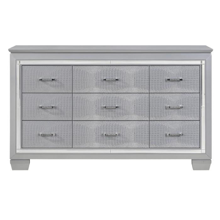 Homelegance Allura Dresser in Silver 1916-5 - Premium Dresser from Homelegance (Titan Warehouse) - Just $682.50! Shop now at Furniture Wholesale Plus  We are the best furniture store in Nashville, Hendersonville, Goodlettsville, Madison, Antioch, Mount Juliet, Lebanon, Gallatin, Springfield, Murfreesboro, Franklin, Brentwood