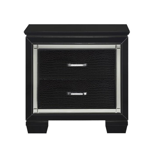 Homelegance Allura Nightstand in Black 1916BK-4 - Premium Nightstand from Homelegance (Titan Warehouse) - Just $312! Shop now at Furniture Wholesale Plus  We are the best furniture store in Nashville, Hendersonville, Goodlettsville, Madison, Antioch, Mount Juliet, Lebanon, Gallatin, Springfield, Murfreesboro, Franklin, Brentwood