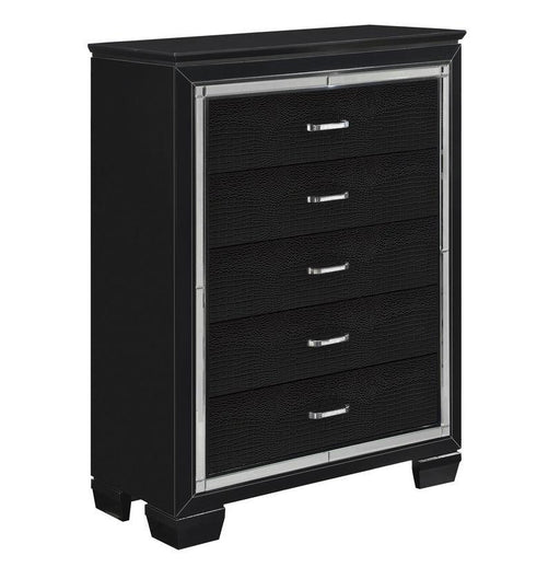 Homelegance Allura Chest in Black 1916BK-9 - Premium Chest from Homelegance (Titan Warehouse) - Just $585! Shop now at Furniture Wholesale Plus  We are the best furniture store in Nashville, Hendersonville, Goodlettsville, Madison, Antioch, Mount Juliet, Lebanon, Gallatin, Springfield, Murfreesboro, Franklin, Brentwood