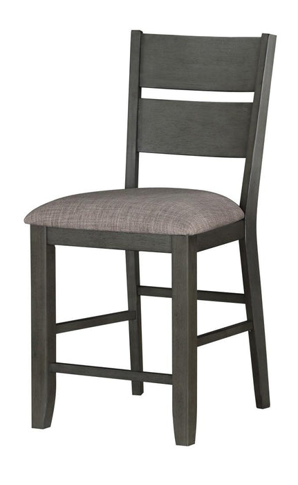 Homelegance Baresford Counter Height Chair in Gray (Set of 2) - Premium Chair from Homelegance (Titan Warehouse) - Just $107.25! Shop now at Furniture Wholesale Plus  We are the best furniture store in Nashville, Hendersonville, Goodlettsville, Madison, Antioch, Mount Juliet, Lebanon, Gallatin, Springfield, Murfreesboro, Franklin, Brentwood