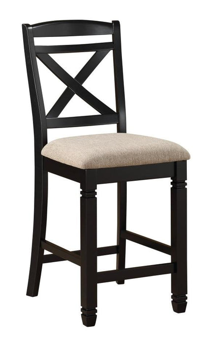 Homelegance Baywater Counter Height Chair in Black (Set of 2) - Premium Chair from Homelegance (Titan Warehouse) - Just $102.38! Shop now at Furniture Wholesale Plus  We are the best furniture store in Nashville, Hendersonville, Goodlettsville, Madison, Antioch, Mount Juliet, Lebanon, Gallatin, Springfield, Murfreesboro, Franklin, Brentwood