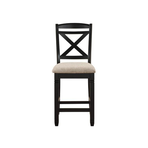 Homelegance Baywater Counter Height Chair in Black (Set of 2) - Premium Chair from Homelegance (Titan Warehouse) - Just $102.38! Shop now at Furniture Wholesale Plus  We are the best furniture store in Nashville, Hendersonville, Goodlettsville, Madison, Antioch, Mount Juliet, Lebanon, Gallatin, Springfield, Murfreesboro, Franklin, Brentwood