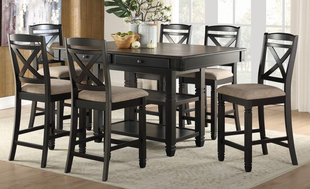 Homelegance Baywater Counter Height Chair in Black (Set of 2) - Premium Chair from Homelegance (Titan Warehouse) - Just $102.38! Shop now at Furniture Wholesale Plus  We are the best furniture store in Nashville, Hendersonville, Goodlettsville, Madison, Antioch, Mount Juliet, Lebanon, Gallatin, Springfield, Murfreesboro, Franklin, Brentwood