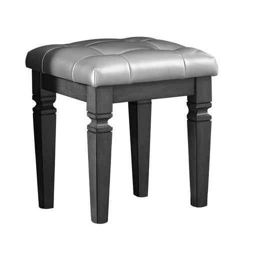 Homelegance Allura Vanity Stool in Gray 1916GY-14 - Premium Stool from Homelegance (Titan Warehouse) - Just $76.05! Shop now at Furniture Wholesale Plus  We are the best furniture store in Nashville, Hendersonville, Goodlettsville, Madison, Antioch, Mount Juliet, Lebanon, Gallatin, Springfield, Murfreesboro, Franklin, Brentwood