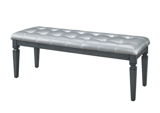 Homelegance Allura Bed Bench in Gray 1916GY-FBH - Premium Bench from Homelegance (Titan Warehouse) - Just $181.35! Shop now at Furniture Wholesale Plus  We are the best furniture store in Nashville, Hendersonville, Goodlettsville, Madison, Antioch, Mount Juliet, Lebanon, Gallatin, Springfield, Murfreesboro, Franklin, Brentwood