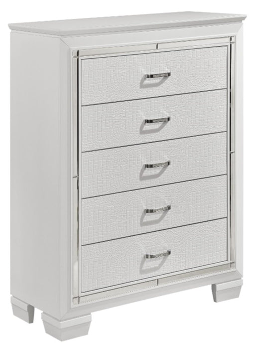 Homelegance Allura Chest in White 1916W-9 - Premium Chest from Homelegance (Titan Warehouse) - Just $585! Shop now at Furniture Wholesale Plus  We are the best furniture store in Nashville, Hendersonville, Goodlettsville, Madison, Antioch, Mount Juliet, Lebanon, Gallatin, Springfield, Murfreesboro, Franklin, Brentwood