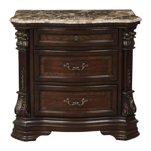 Homelegance Antoinetta Nightstand in Warm Cherry 1919-4 - Premium Nightstand from Homelegance (Titan Warehouse) - Just $622.05! Shop now at Furniture Wholesale Plus  We are the best furniture store in Nashville, Hendersonville, Goodlettsville, Madison, Antioch, Mount Juliet, Lebanon, Gallatin, Springfield, Murfreesboro, Franklin, Brentwood