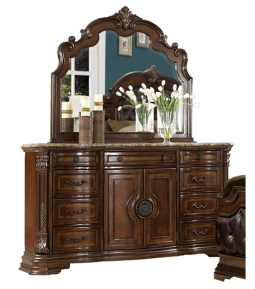 Homelegance Antoinetta Dresser in Warm Cherry 1919-5 - Premium Dresser from Homelegance (Titan Warehouse) - Just $1431.30! Shop now at Furniture Wholesale Plus  We are the best furniture store in Nashville, Hendersonville, Goodlettsville, Madison, Antioch, Mount Juliet, Lebanon, Gallatin, Springfield, Murfreesboro, Franklin, Brentwood