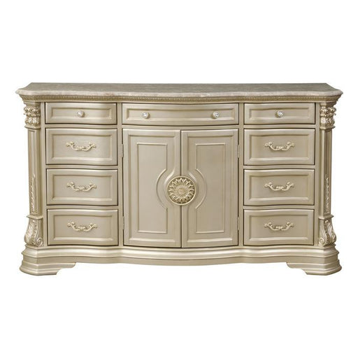 Homelegance Antoinetta Dresser in Champagne Wood 1919NC-5 - Premium Dresser from Homelegance (Titan Warehouse) - Just $1431.30! Shop now at Furniture Wholesale Plus  We are the best furniture store in Nashville, Hendersonville, Goodlettsville, Madison, Antioch, Mount Juliet, Lebanon, Gallatin, Springfield, Murfreesboro, Franklin, Brentwood