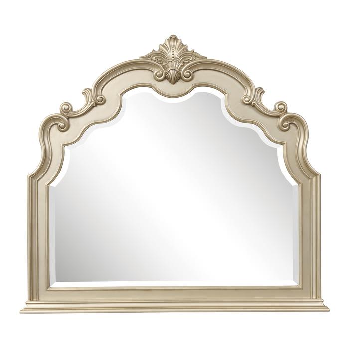 Homelegance Antoinetta Mirror in Champagne Wood 1919NC-6 - Premium Mirror from Homelegance (Titan Warehouse) - Just $341.25! Shop now at Furniture Wholesale Plus  We are the best furniture store in Nashville, Hendersonville, Goodlettsville, Madison, Antioch, Mount Juliet, Lebanon, Gallatin, Springfield, Murfreesboro, Franklin, Brentwood