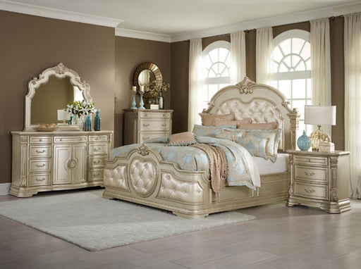 Homelegance Antoinetta King Panel Bed in Champagne Wood 1919K-1EK* - Premium Bed from Homelegance (Titan Warehouse) - Just $1811.55! Shop now at Furniture Wholesale Plus  We are the best furniture store in Nashville, Hendersonville, Goodlettsville, Madison, Antioch, Mount Juliet, Lebanon, Gallatin, Springfield, Murfreesboro, Franklin, Brentwood