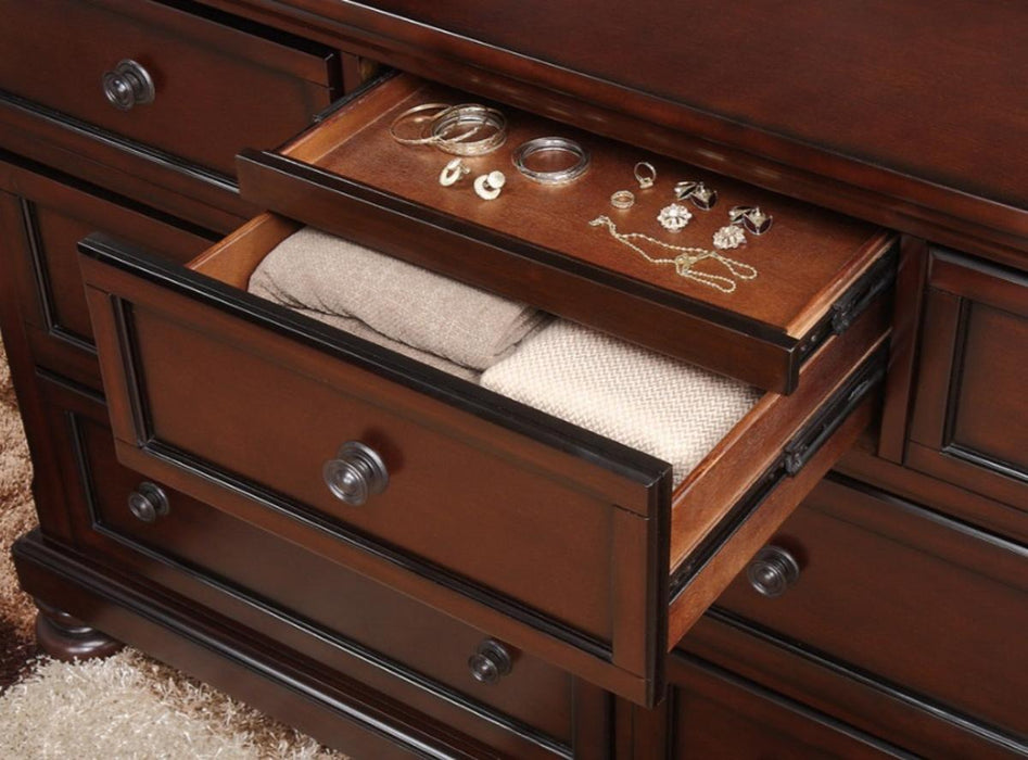 Homelegance Cumberland Dresser in Brown Cherry 2159-5 - Premium Dresser from Homelegance (Titan Warehouse) - Just $750.75! Shop now at Furniture Wholesale Plus  We are the best furniture store in Nashville, Hendersonville, Goodlettsville, Madison, Antioch, Mount Juliet, Lebanon, Gallatin, Springfield, Murfreesboro, Franklin, Brentwood