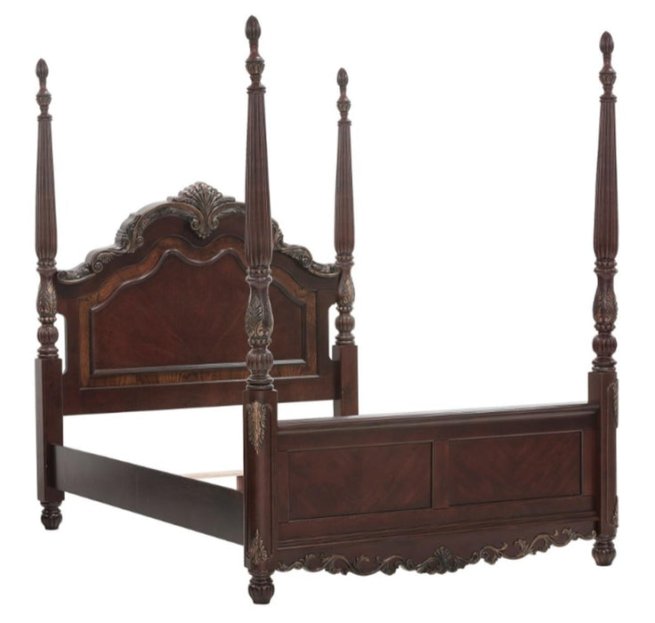 Homelegance Deryn Park King Poster Bed in Cherry 2243K-1EK* - Premium Bed from Homelegance (Titan Warehouse) - Just $1090.05! Shop now at Furniture Wholesale Plus  We are the best furniture store in Nashville, Hendersonville, Goodlettsville, Madison, Antioch, Mount Juliet, Lebanon, Gallatin, Springfield, Murfreesboro, Franklin, Brentwood