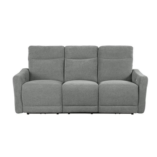 Homelegance Furniture Edition Power Double Lay Flat Reclining Sofa in Dove Grey 9804DV-3PWH - Premium Sofa from Homelegance (Titan Warehouse) - Just $1441.05! Shop now at Furniture Wholesale Plus  We are the best furniture store in Nashville, Hendersonville, Goodlettsville, Madison, Antioch, Mount Juliet, Lebanon, Gallatin, Springfield, Murfreesboro, Franklin, Brentwood