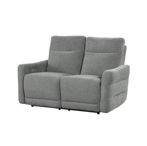 Homelegance Furniture Edition Power Double Lay Flat Reclining Loveseat in Dove Grey 9804DV-2PWH - Premium Loveseat from Homelegance (Titan Warehouse) - Just $1304.55! Shop now at Furniture Wholesale Plus  We are the best furniture store in Nashville, Hendersonville, Goodlettsville, Madison, Antioch, Mount Juliet, Lebanon, Gallatin, Springfield, Murfreesboro, Franklin, Brentwood