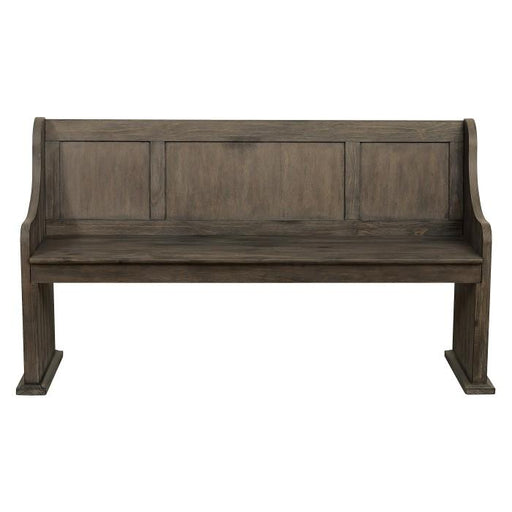 Homelegance Toulon Bench with Curved Arms in Dark Pewter 5438-14A - Premium Bench from Homelegance (Titan Warehouse) - Just $388.05! Shop now at Furniture Wholesale Plus  We are the best furniture store in Nashville, Hendersonville, Goodlettsville, Madison, Antioch, Mount Juliet, Lebanon, Gallatin, Springfield, Murfreesboro, Franklin, Brentwood