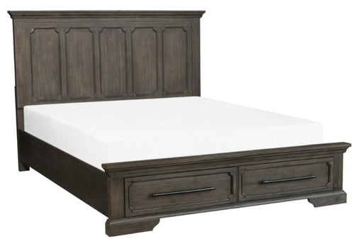 Homelegance Taulon King Platform Bed with Footboard Storage in Dark Oak 5438K-1EK* - Premium Bed from Homelegance (Titan Warehouse) - Just $973.05! Shop now at Furniture Wholesale Plus  We are the best furniture store in Nashville, Hendersonville, Goodlettsville, Madison, Antioch, Mount Juliet, Lebanon, Gallatin, Springfield, Murfreesboro, Franklin, Brentwood